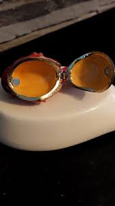 Vintage Red Porcelain Cardinal Trinket Box | eBay