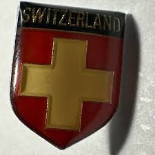 Traditional Switzerland Suisse Travel Shield Badge Lapel Pin 1960-1970's | eBay