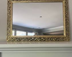 Vintage Syroco Gold Mirror 35.5” X 25.5” Rectangular Ornate Framed Mirror Antique Syroco 1960s Mirror - Etsy