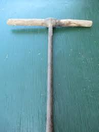 GREAT Vintage Farm Tool Barn BEAM 28" AUGER 1 1/2" BIT HAND ...