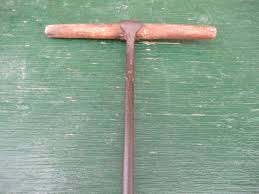 GREAT Vintage Farm Tool Barn BEAM 24" AUGER 1 1/4" BIT HAND ...