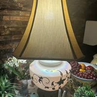 Carl Falkenstein 3-Way White Opalecent Lamp | Mercari