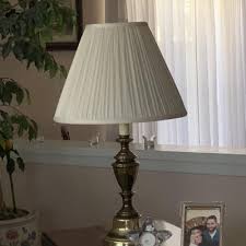 Springcrest Beige Mushroom Pleated Medium Empire Lamp Shade 7" Top x 16" Bottom x 12" Slant x 11.25" High (Spider) Replacement with Harp and Finial : Target