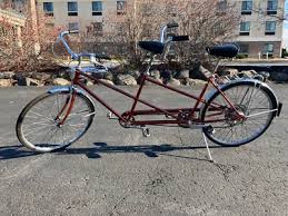 Reconditioned, Vintage 1973 Chestnut Deluxe Twinn Schwinn Tandem Bicycle, 5 spd | eBay