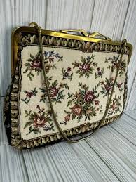 VINTAGE TAPESTRY CLUTCH PURSE By Mantessa Made in West ...