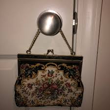 Very very cute vintage purse with beautiful detail... | Depop