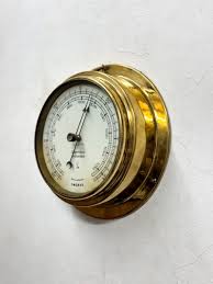 Vintage Brass Barometer Observator Rotterdam Nautical ...