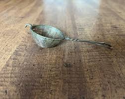 Vintage Brass Wire Tea Strainer Germany Over the Cup ...