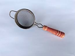 Vintage Strainer Red Spindle Style Handle Wire Mesh ...