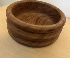 Vintage KALMAR Teak Wood Round Serving Salad Bowl | eBay