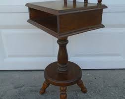 French End Table Telephone Stand Swivel Farm House ...