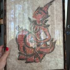Antique | Art | Thai Temple Rubbing | Poshmark