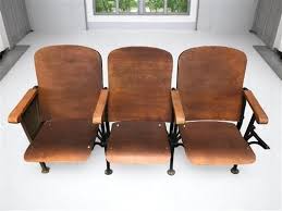 3 Vintage Wood Folding Theater Seats, Auditorium Seats, Entryway Bench, E6 - Etsy