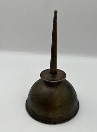 Vintage Eagle Gold/Brassy Color Thumb Pump Oil Can Made in ...