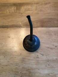 VINTAGE 9" TALL STRAIGHT STEM OIL CAN | eBay