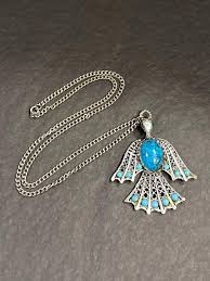 Vintage Southwestern Large Thunderbird Faux Turquoise ...