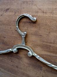 Swivel Brass Wedding Dress Hangers, Old Vintage Brass Hanger ...