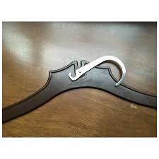 VTG Folding Clothes Plastic Hangers 2 Brown Hartmann 2 Clear ...