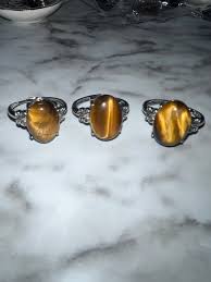 Tiger's Eye Adjustable Ring – Ciao Bella Crystals LLC