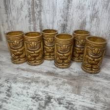 6 Vintage Japan Orchards Of Hawaii Tiki Leilani Brown ...