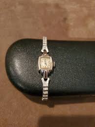 Vintage Elgin Watch Women Silver Tone 10K Rolled Gold Plated ...