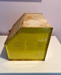 Vintage Tin Pie Safe Bread Box Bin Rusty Shabby Decor - Etsy