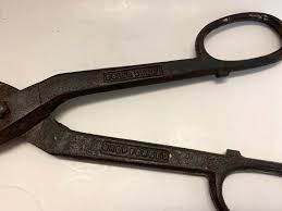 Vintage Tin Snips Tool Solid Steel Drop Forged 12" Sheet ...