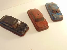 3 vintage tin toy cars with rubber or plastic wheels | eBay