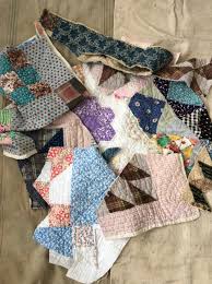 Vintage Quilt Remnants One Pound Grab Bag - Etsy