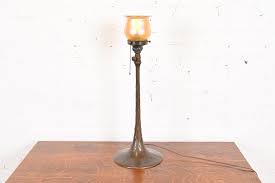 Tiffany Studios Bronze Adjustable Floor Lamp With Tiffany ...