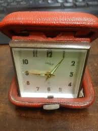 VINTAGE SWISS IMHOF TRAVEL ALARM 8 DAYS CLOCK ...