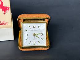 Mid Century 1950s Vintage Travel Alarm Clock Made in ...