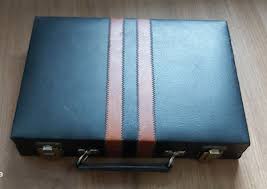 Premium Leather Backgammon Set - Large 42 cm Black Backgammon Board | eBay