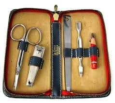 Vintage LaCross Manicure Set Leather Travel Manicure 1960s ...