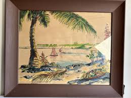 Vintage MCM Original Jack Amoroso Painting 29x23.5" RARE ...