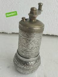 Vintage Brass Turkish Pepper Salt Grinder Coffee Spice ...