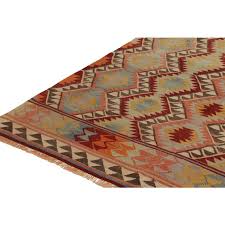 1960s Vintage Tribal Kilim Rug in Polychromatic Geometric ...