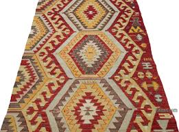 Vintage Aydin Kilim Runner - 2' 11" x 9' 6" (35" x 114 ...