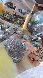 Vintage turquoise jewelry and coral pieces for sale