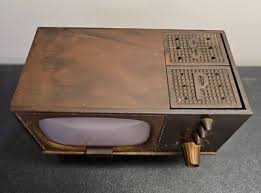 VINTAGE MINI PLASTIC RETRO TV SALT PEPPER SHAKERS 1950s ...