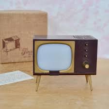 Vintage 1950s TV Salt and Pepper Shaker and Photo Holder ...