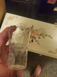 Set of 4 wheel cut grapes & vines 6 oz Mangane glass juice ...