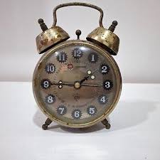 ⏰ Rare Vintage China Alarm Clock Double Bell 1970's | eBay