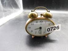 Sold at Auction: VINTAGE ELGIN WIND UP ALARM CLOCK MADE IN WEST GERMANY
