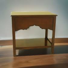 BAKER Milling Road Chippendale Style 3 Drawer Mahogany NightStand Side Table | eBay