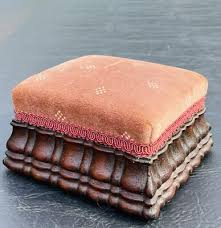 Exceptionally Rare 19th Century Miniature Salesman Sample Empire Style Ottoman | eBay