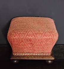 Small Antique Footstool - Etsy