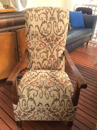 Vintage lounge chairs (2) fabric upholstery good condition | eBay