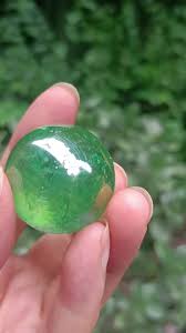 Buy Aura Green Quartz Sphere/electroplated Clear Crystal ...