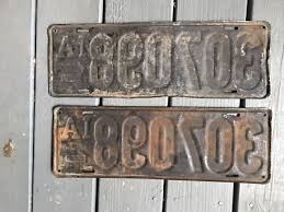 1916 1917 1918 Iowa license plate original Condition Vintage ...